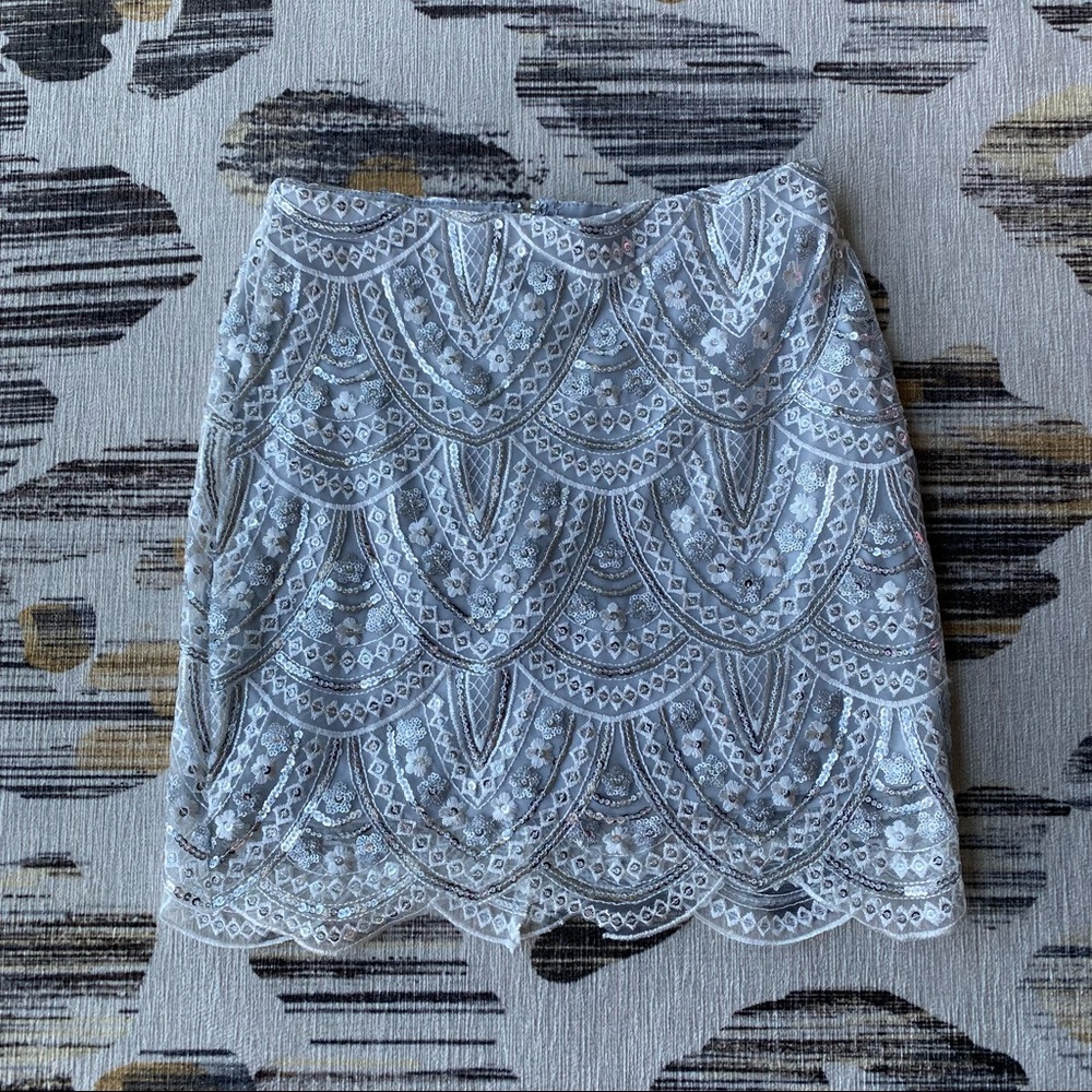 Sequin Mini Skirt